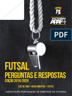 Futsal Perguntas Respostas 2019 2020