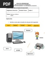 Guía de Tecnología e Informática 2º Grado | PDF | Aprendizaje