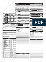 Blank Character Sheet DND 4E 2.0