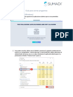 Guía para Cerrar Programas - SUMADI