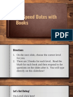 My Speed Dates With Books