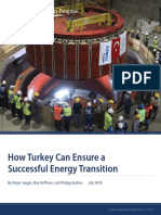 How Turkey Can Ensure A Successful Energy Transition: by Deger Saygin, Max Hoffman, and Philipp Godron July 2018