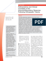 Pathoanatomy and Clinical Correlates of The Immunoinflammatory Response Following Orthopaedic Trauma