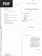 Lavandera Variacion y Significado Cap II | PDF