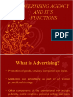 Advertising Agency and Its Functions