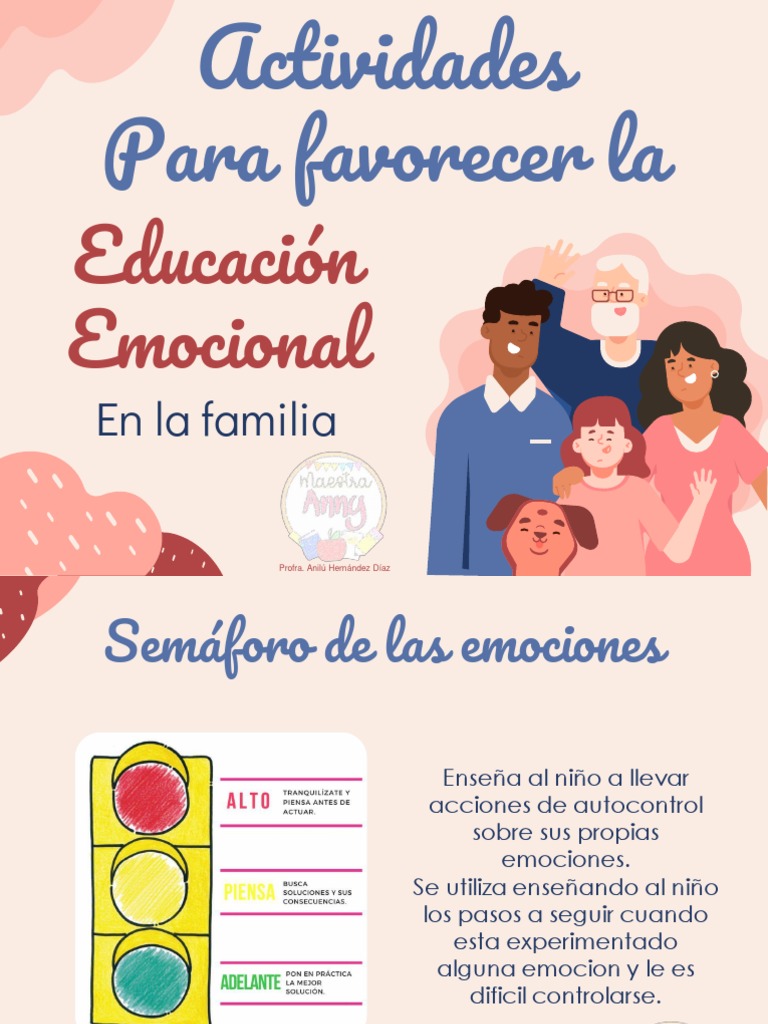 Actividades para Trabajar Las Emociones | PDF | Experiencia subjetiva ...