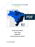 Dados Demográficos Do Brasil