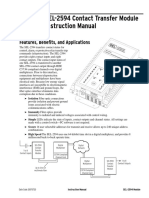 SEL-2594 Contact Transfer Module Instruction Manual: Features, Benefits, and Applications