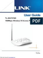 TP-Link Network Router TL-WA701ND