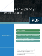 Vectores en El Plano y en El Espacio