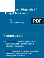 Laboratory Diagnosis of Fungal Infections: by Prof. Suzan El-Fiky