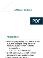 Menghitung Barisan dan Deret