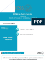 SEMANA 8 Tema 8.1 FORMAS ESPECIALES DE LA SOCIEDAD ANÓNIMA OK