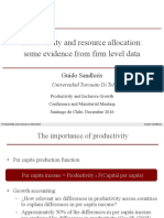 Productivity and Resource Allocation: Some Evidence From Firm Level Data
