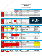 ELC Academic Calendar Semester 2