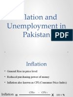 Inflation and Unemployment in Pakistan