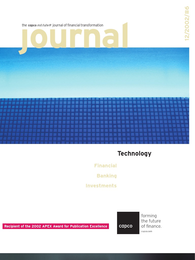 Capco Banking Technology PDF Linux  Service