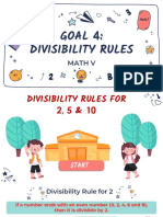 Divisibility Rules (2,5,10)