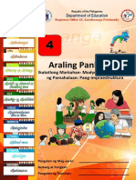 Araling Panlipunan: Ikatatlong Markahan-Modyul 7: Ang Programa NG Pamahalaan: Pang-Impraestruktura