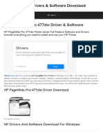 Printer Drivers & Software Downlaod: HP Pagewide Pro 477Dw Driver & Software