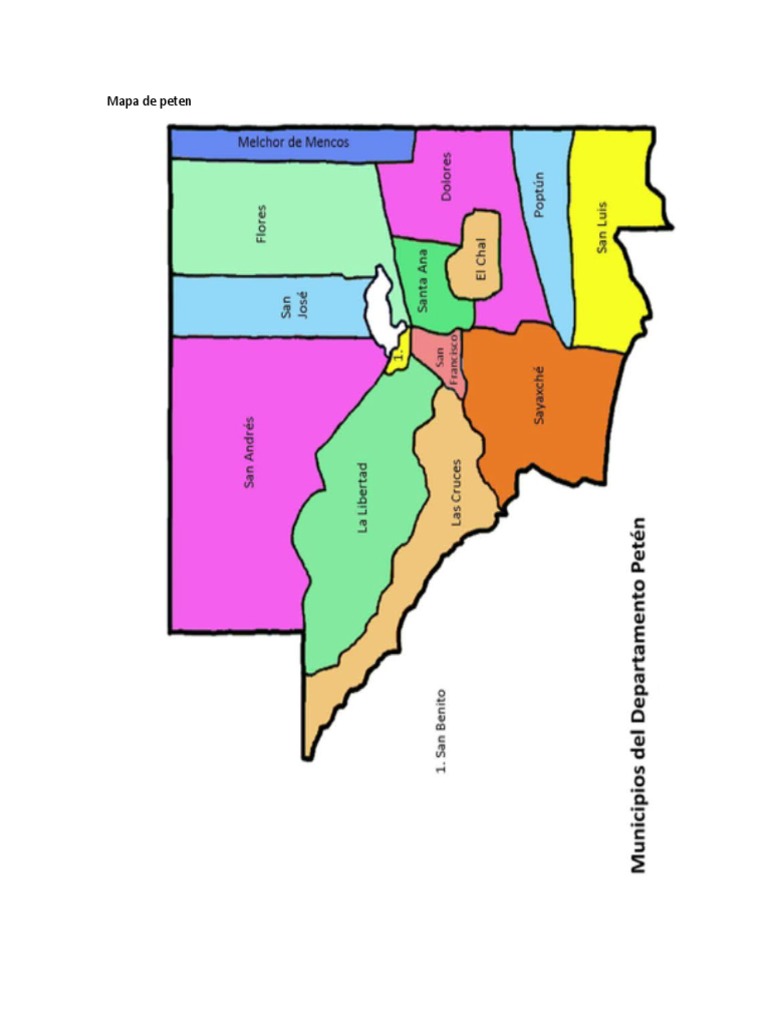 Mapa de Peten | PDF