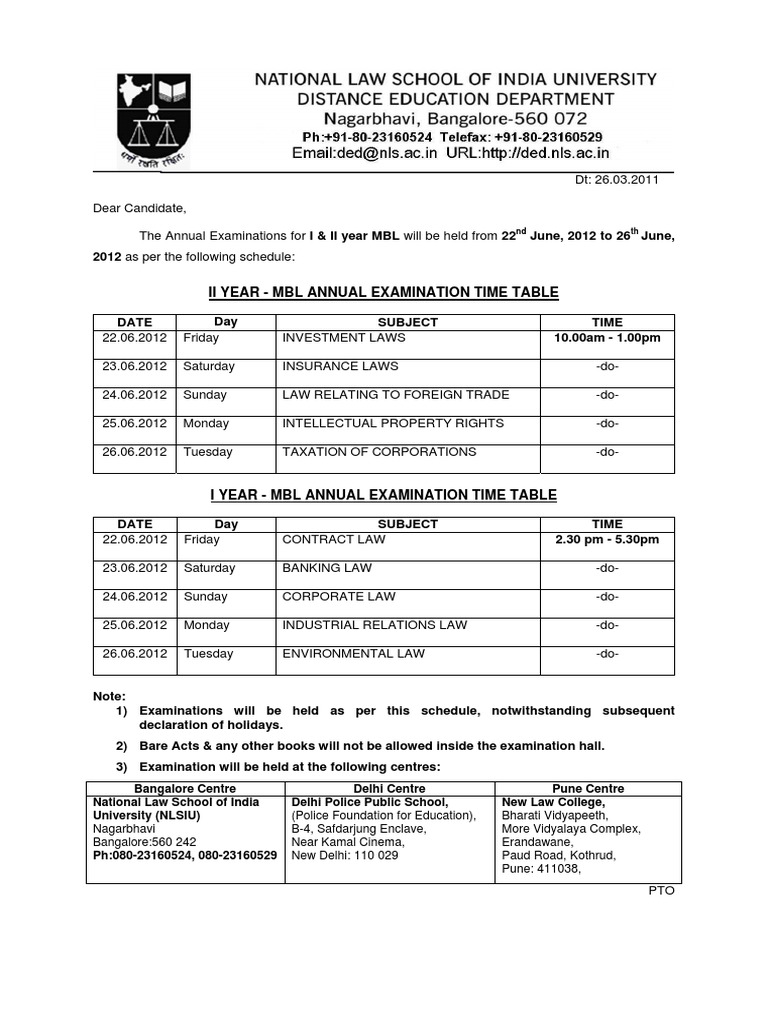 nlsiu-mbl-2019-june-exam-timetable-pdf-fee-business