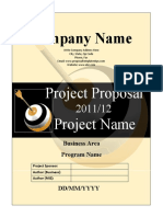 Company Name: Project Proposal Project Name