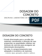 Concreto Dosagem Do