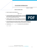 Parcial Segundo Corte Ecuaciones Diferenciales