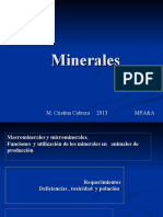 Minerales y Suplementacion  2013