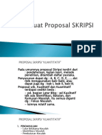 Proposal Skripsi Singkat untuk Kualitatif dan Kuantitatif