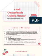 Simple and Customizable College Planner 