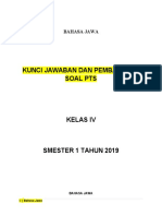 Kunci PTS Ta 2019 Bahasa Jawa