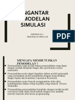 Pemodelan Simulasi - Pertemuan 01