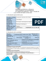 Año 2020 Patologia Guía de Actividades y Rúbrica de Evaluacíon - Fase 1. Estudio de Caso, Revisión de Lesión A Nivel Óseo