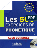 Les 500 Exercices de Phonetique a1-A2 ( PDFDrive )