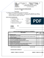 Algebra Lineal - Rubrica de cotejo para problemario EP1