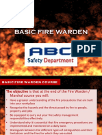 Basic Fire Warden Course