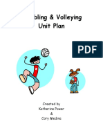 Dribbling & Volleying Unit Plan: Created by Katherine Power & Cory Medina