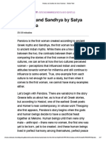 Pandora and Sandhya by Satya Chaitanya - Reader View