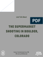 The Supermarket Shooting in Boulder, Colorado: Lets Talk About