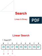 Search: Linear & Binary