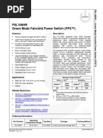 FSL106HR Green Mode Fairchild Power Switch (FPS™) : Features Description