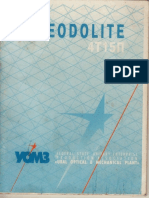 Theodolite Users Manual