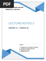 Lpe2501 Lecture Notes 2 (Week 5-6)