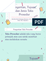 Pengertian, Tujuan, Dan Jenis Teks Prosedur