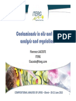 Contaminants in Oils and Fats: Li D Lti Analysis and Regulations