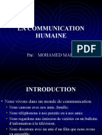 LA COMMUNICATION HUMAINE