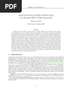 Analytical Pricing of Basket Default Swaps in A Dynamic Hull & White Framework