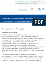 FIDIC Guidelines To Reviewing The Work of A Professional Consulting Engineer International Federation of Consulting Engineers